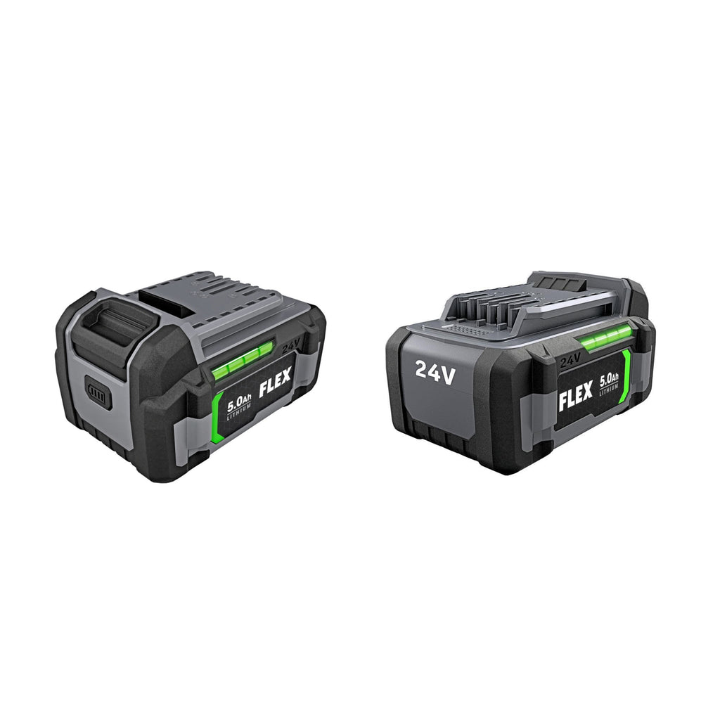 FLEX 24V 1/2-In. 2-Speed Hammer Drill With Turbo Mode Kit, (2 Batteries and a charger Included) FX1271T-2B